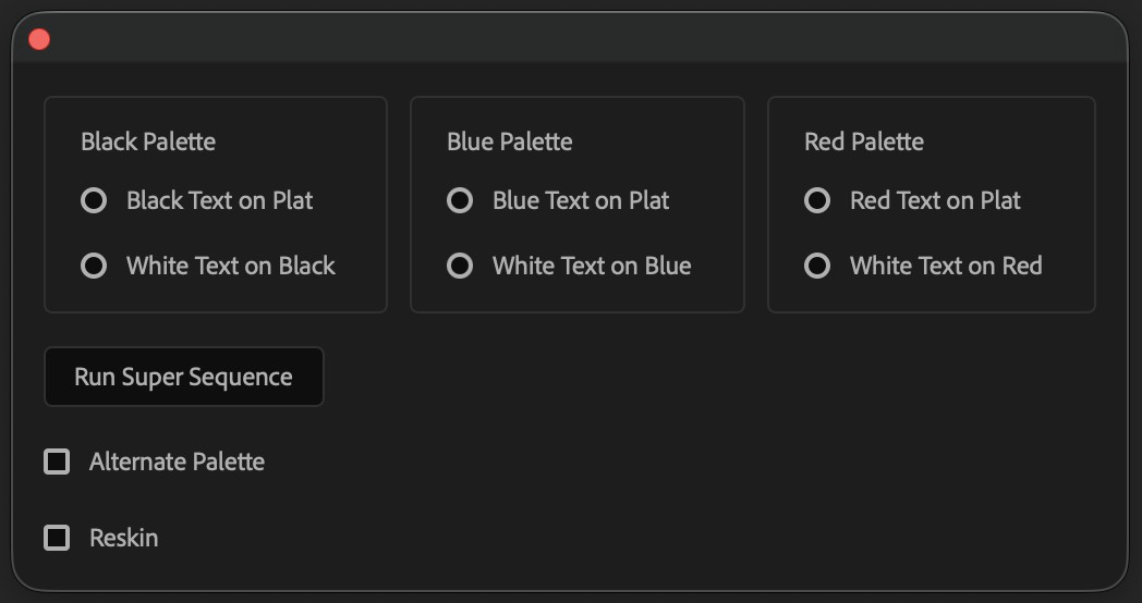 Updated AutoDesigner UI